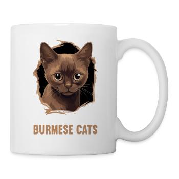 Chat birman Birmanie Katze - Mug blanc - blanc - Droite