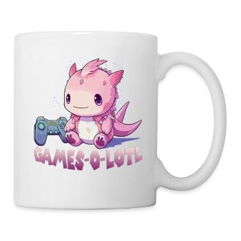 Axolotl T pour gamer | Kawaii Stuff | Anime Gamer - Mug blanc - blanc - Droite