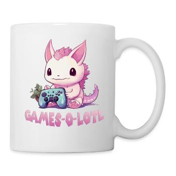 Axolotl Gamer T Kawaii Stuff Axolotl Otaku Axolotl - Mug blanc - blanc - Droite