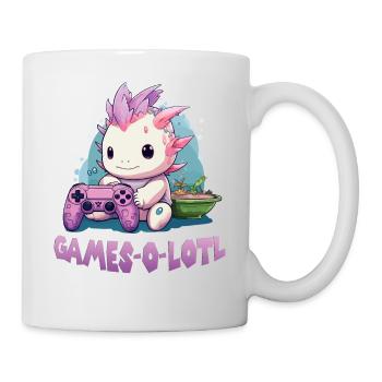 Axolotl T Kawaii Axolotl Gaming amphibians Axolotl - Mug - white - Right
