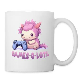 Kawaii Axolotl Gamer T | Anime Gamer T | Axolotl - Mug blanc - blanc - Droite