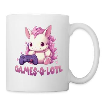 Axolotl Gamer Kawaii Stuff Axolotl Otaku Axolotl - Tasse - Weiß - Rechts