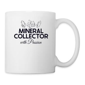 Mineraliensammler aus Leidenschaft Geologe Mineral - Tasse - Weiß - Rechts