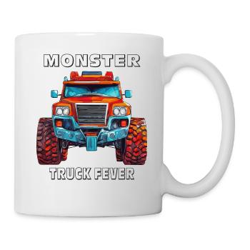AUTO MONSTER TRUCK FEVER - Tasse - Weiß - Rechts