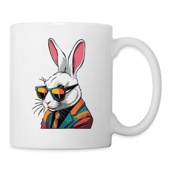 Iconic Dad Bunny Easter Bunny Streetwear Dad - Mug - white - Right