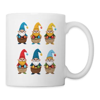 Gnome nordique de Pâques lapin nains - Mug blanc - blanc - Droite