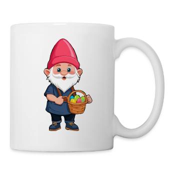 Gnome nordique de Pâques lapin nains - Mug blanc - blanc - Droite