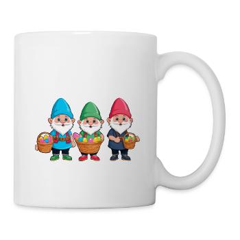 Gnome nordique de Pâques lapin nains - Mug blanc - blanc - Droite