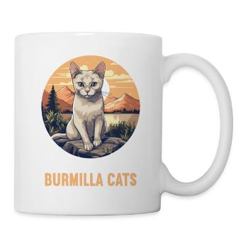 Burmilla Chaton Burmilla Chat - Mug blanc - blanc - Droite