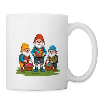 Gnome nordique de Pâques lapin nains - Mug blanc - blanc - Droite