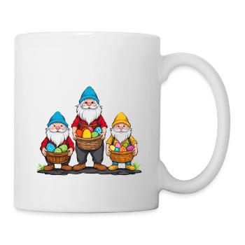 Easter Nordic Gnome Easter Bunny Funny - Mug - white - Right
