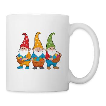 Gnome nordique de Pâques lapin nains - Mug blanc - blanc - Droite