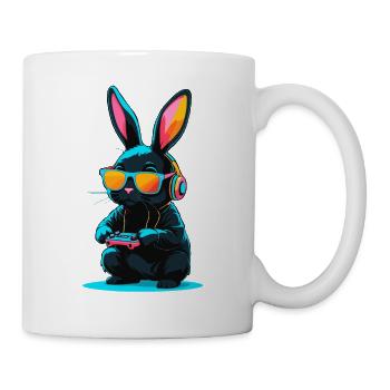 Easter Bunny Gamer & Gaming Streetwear Iconic - Mug - white - Right