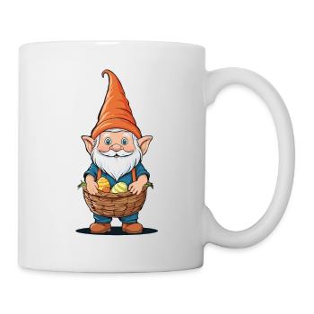 Ostern Nordische Wichtel Gnom Osterhase Lustiges - Tasse - Weiß - Rechts