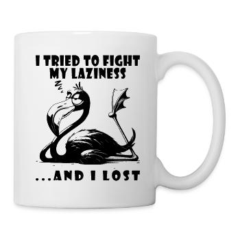 Flamingo Lazy Animal Chill Bird Gift - Mug - white - Right