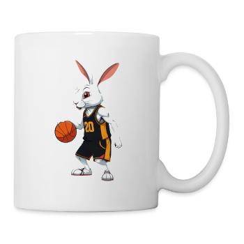Basketballspieler Osterhase Lustig Streetwear - Tasse - Weiß - Rechts