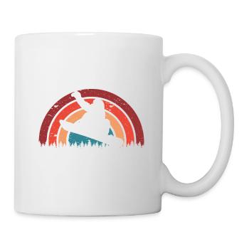 Snowboarding Art Hommes Snowboard Cooler Snowboarder - Mug blanc - blanc - Droite
