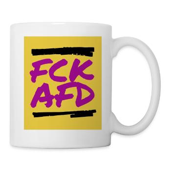 FCK AFD - Tasse - Weiß - Rechts