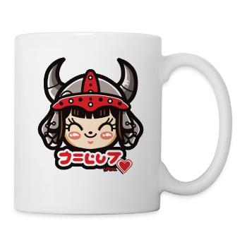 Cute Anime Viking Girl - Mug - white - Right
