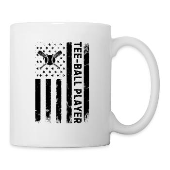 Tee-ball player US Flag Tee-ball Player - Mug - white - Right