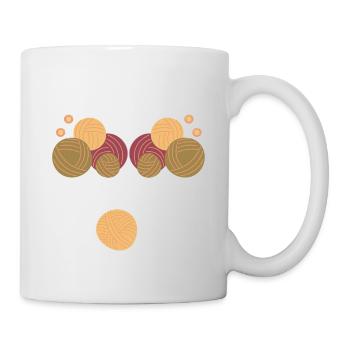Knitting Crochet - Mug - white - Right