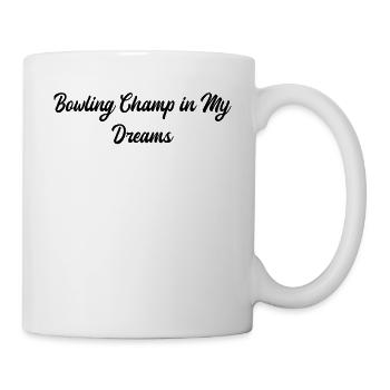 Bowling - Champion de bowling dans mes rêves - Mug blanc - blanc - Droite