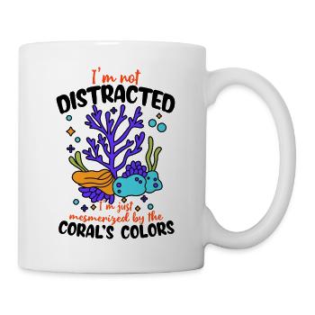 Not Distracted, Just Fascinated - Ocean - Mug - white - Right