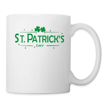 St. Patrick's Day Irisch - Tasse - Weiß - Rechts