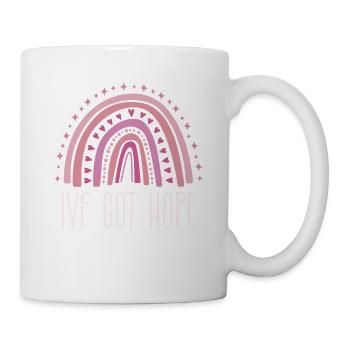 IVF Got Hope Rainbow Transfer Day IUI Infertility - Mug - white - Right