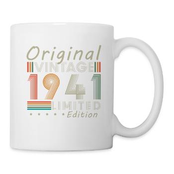 1941 Vintage Retro Geburtstagsgeschenk - Tasse - Weiß - Rechts