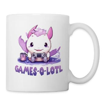 Axolotl tailed amphibian T Zocker Axolotl Kawaii - Mug - white - Right