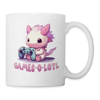 Axolotln T | Kawaii Stuff | Anime Axolotl Gamer - Tasse - Weiß - Rechts