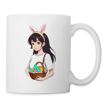 Anime Ostern Kawaii Osterhase Manga Mädchen Otaku - Tasse - Weiß - Rechts