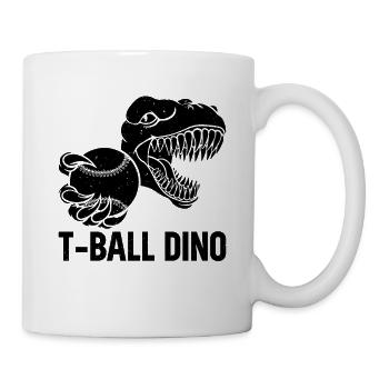 T-ball Dino Tee-ball Player Dino - Mug - white - Right