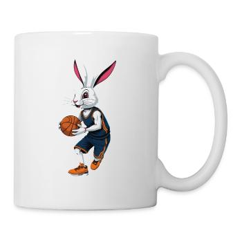 Basketballspieler Osterhase Lustig Streetwear - Tasse - Weiß - Rechts