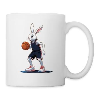 Basketballspieler Osterhase Lustig Streetwear - Tasse - Weiß - Rechts