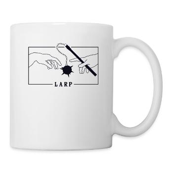 Michelangelo Creation of Adam LARP LARPing - Mug - white - Right