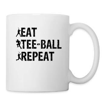 Tee-ball Game - Eat Tee-ball Repeat - Mug - white - Right