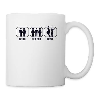 Good Better Best LARP LARPing Armor Weapons - Mug - white - Right