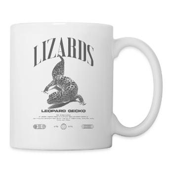 Leopard Gecko Modern Reptile Keeper Streetwear - Mug - white - Right