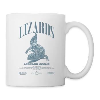 Leopard Gecko Modern Reptile Keeper Streetwear - Mug - white - Right