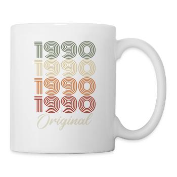 1990 Original Vintage Birthday Gift 1990 - Mug - white - Right
