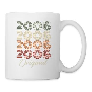 2006 Original Vintage Geburtstagsgeschenk 2006 - Tasse - Weiß - Rechts