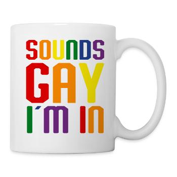 Klingt schwul Im In - Tasse - Weiß - Rechts