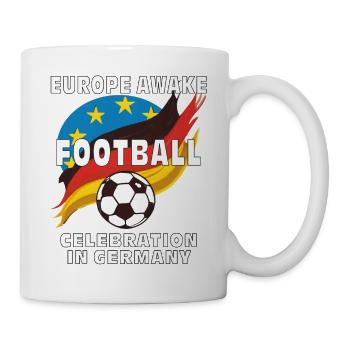 EUROPE AWAKE FOOTBALL CELEBRATION IN GERMANY - Tasse - Weiß - Rechts