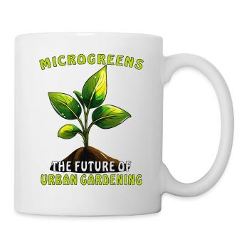 MICROGREENS THE FUTURE OF URBAN GARDENING - Mug - white - Right