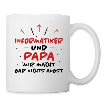 Informatiker Spruch Lustige Programmierer Geschenk - Tasse - Weiß - Rechts