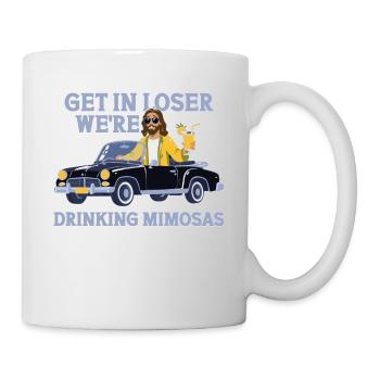 Drôle Mimosas Amateur Obtenir Dans Perdant - Mug blanc - blanc - Droite