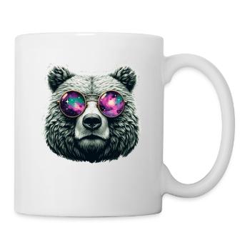 Grizzly Bear Sunglasses Galaxy Bears - Mug - white - Right