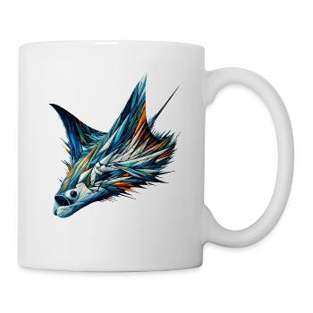 Polygon Art Stingray Fish Stingrays - Mug - white - Right
